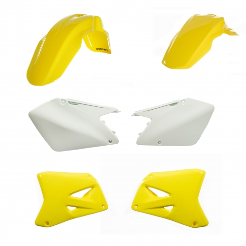 KIT PLÁSTICOS STANDART ACERBIS SUZUKI RM 250 2003-2005 COR ORIGINAL